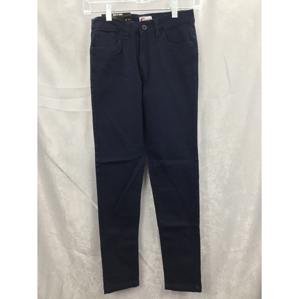 Premium Wear Girls Navy Stretch Pants Authentic School Wear Size 12 NWT